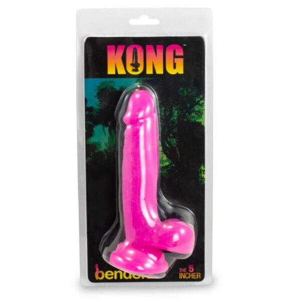 Kong Benderz Dual Density Dong 5in Pink