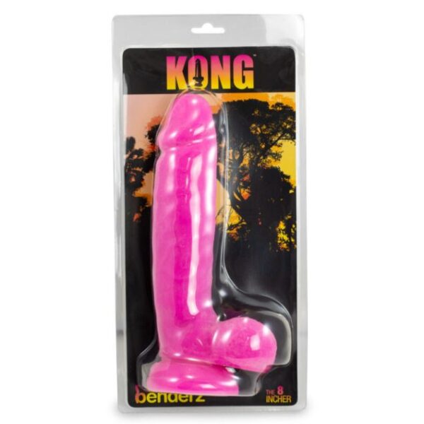 Kong Benderz Dual Density Dong 8in Pink