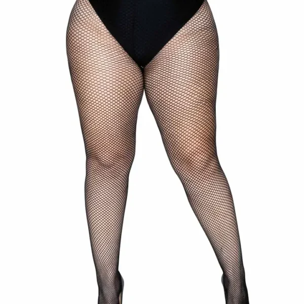 Risa Plus Nylon Fishnet Tights